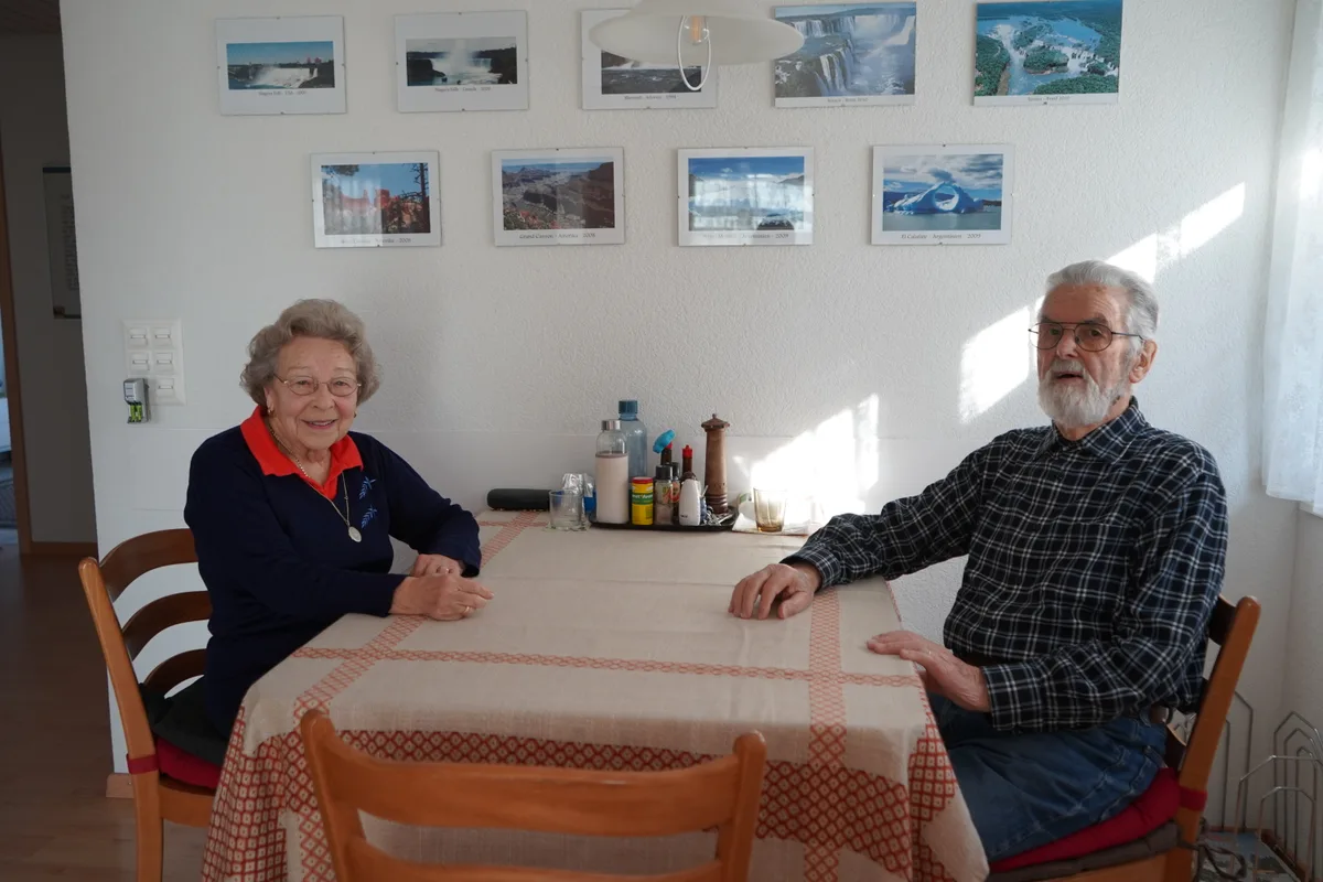 Paula und Karl Grimm sind seit 70 Jahren verheiratet.